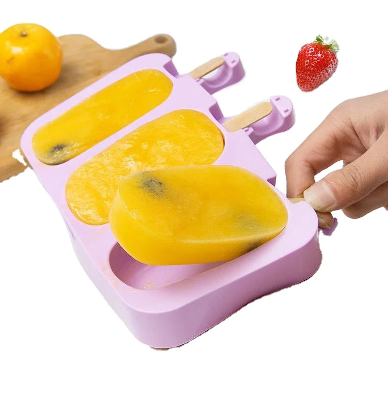 pink colour food grade silicone ice cream mould cake mould