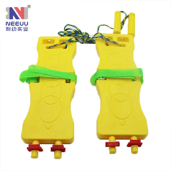 Kindergarten sense integration team training synchronous game shoes sensory toys connectable balance board feet synergy board