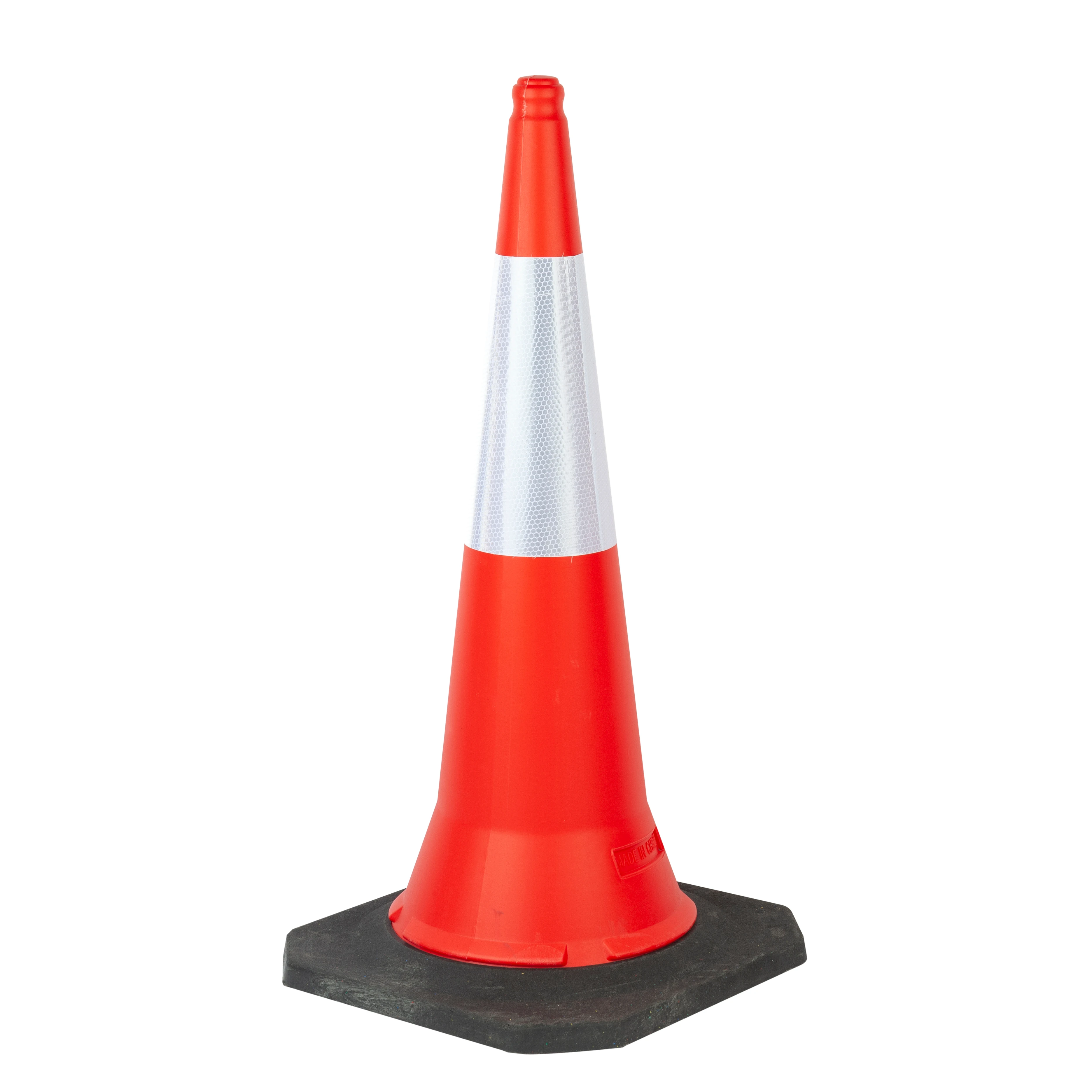 1 M PE Cone 5 кг с черным резиновым основанием PE Traffic Cone