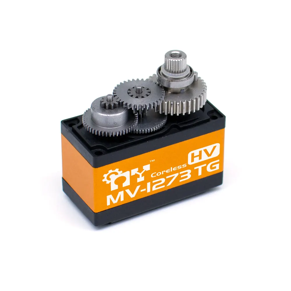 MV-1273TG 7.4V 16kg torque metal gear brushless servo motor programmable servo for drones cars ships and robots