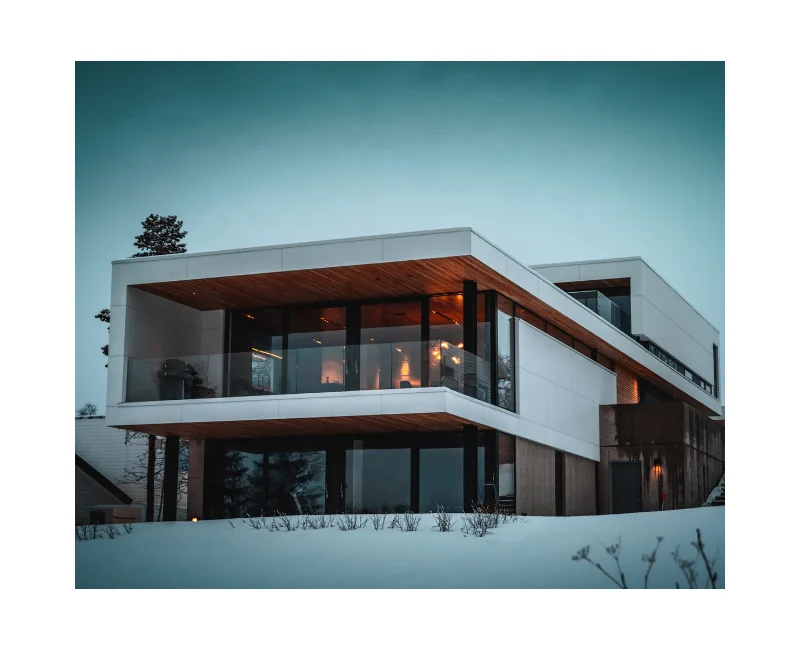 Modular Light Gauge Steel Frame Villa Houses for Sale Prefabricated with Graphic Design Solution Capability