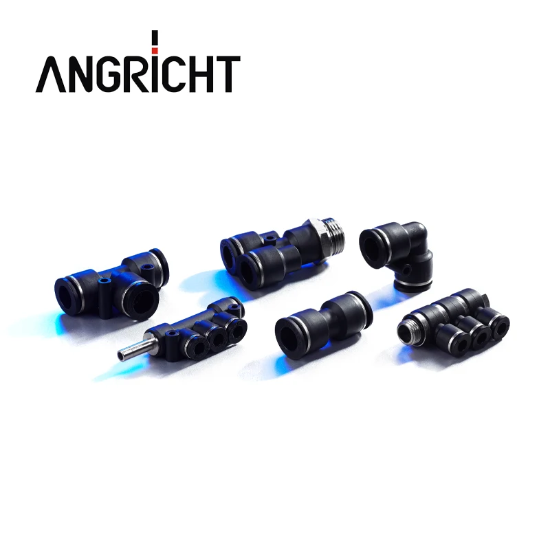 R G thread Pneumatic quick tube connector,push in air hose fitting