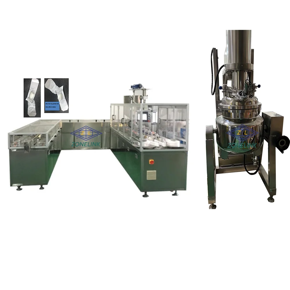 Hot selling Duck bill Filling Machine Suppository Production Line with low price