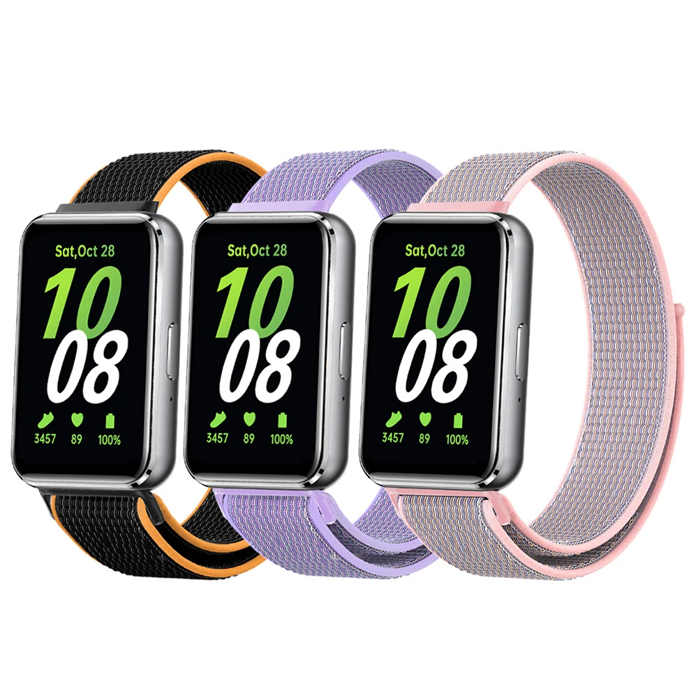 Новый спортивный нейлоновый ремешок для часов Samsung Galaxy Fit 3 сменный Браслет