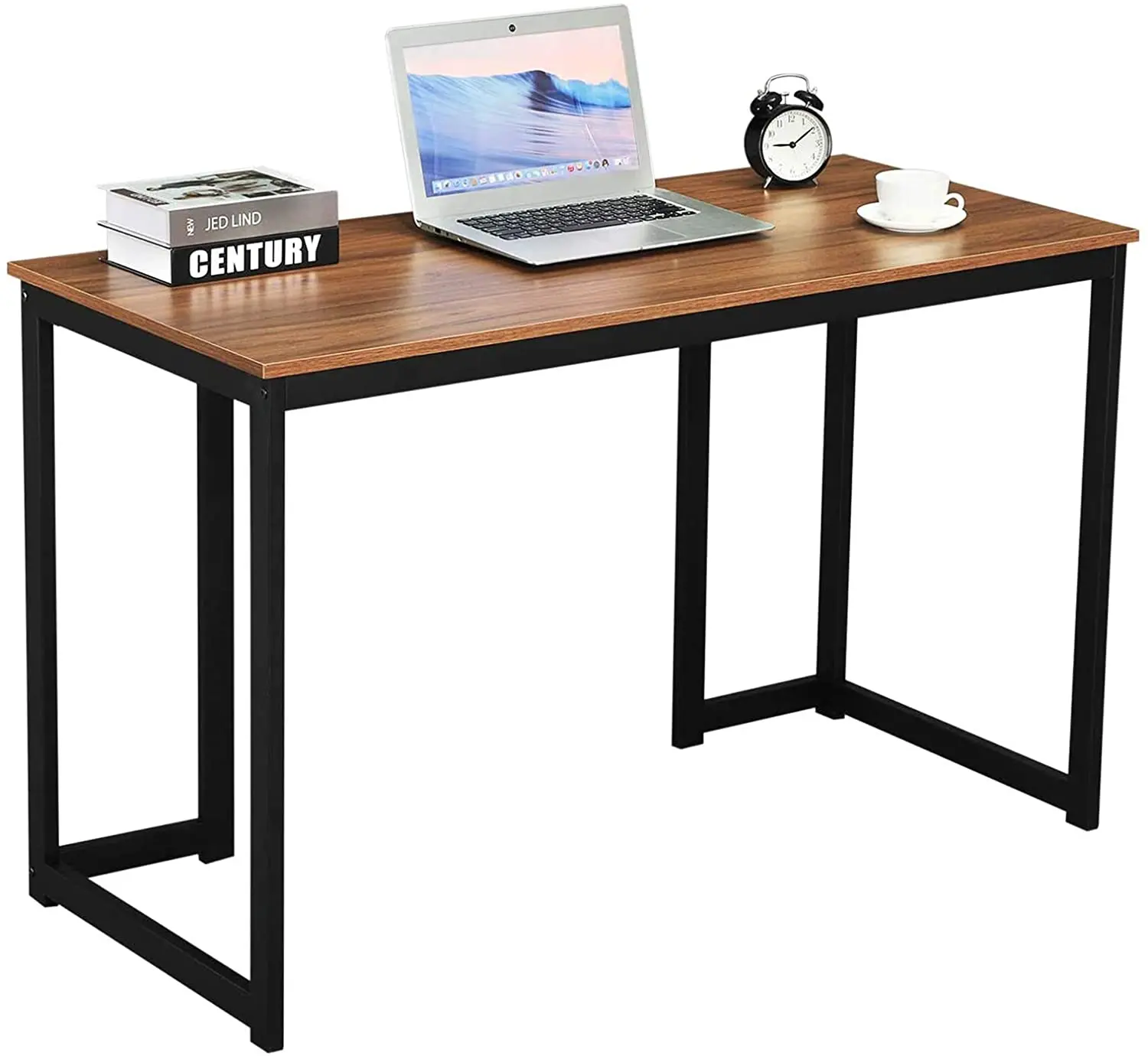 Writing Study Gaming Desk Modern Simple Style Laptop Table for Home Office Workstation, Walnut,computer