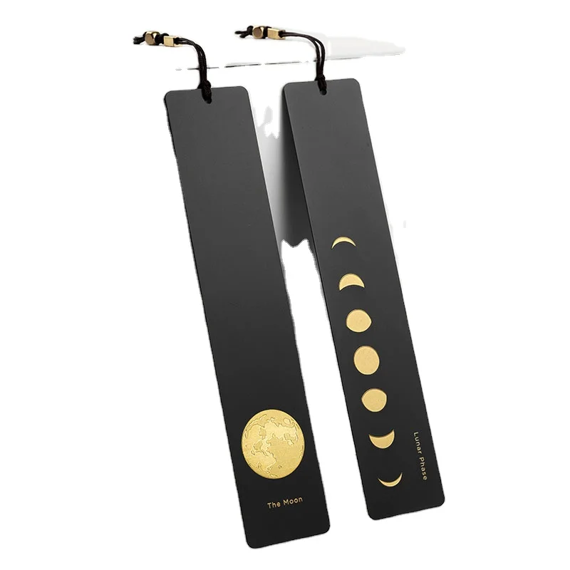 brass bookmarks custom metal bookmarks on moon bookmark metal