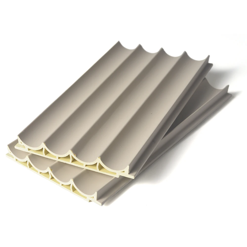 Factory bamboo charcoal metal finish wooden veneer wpc wall panel bamboo wood fiber interior decorative board