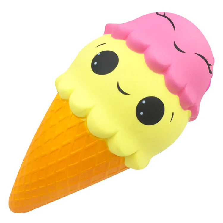 New Hot Sale Squishies Jumbo Ice Cream Kawaii Soft Squishy Slow Rising Stress Relief Squeeze Toys