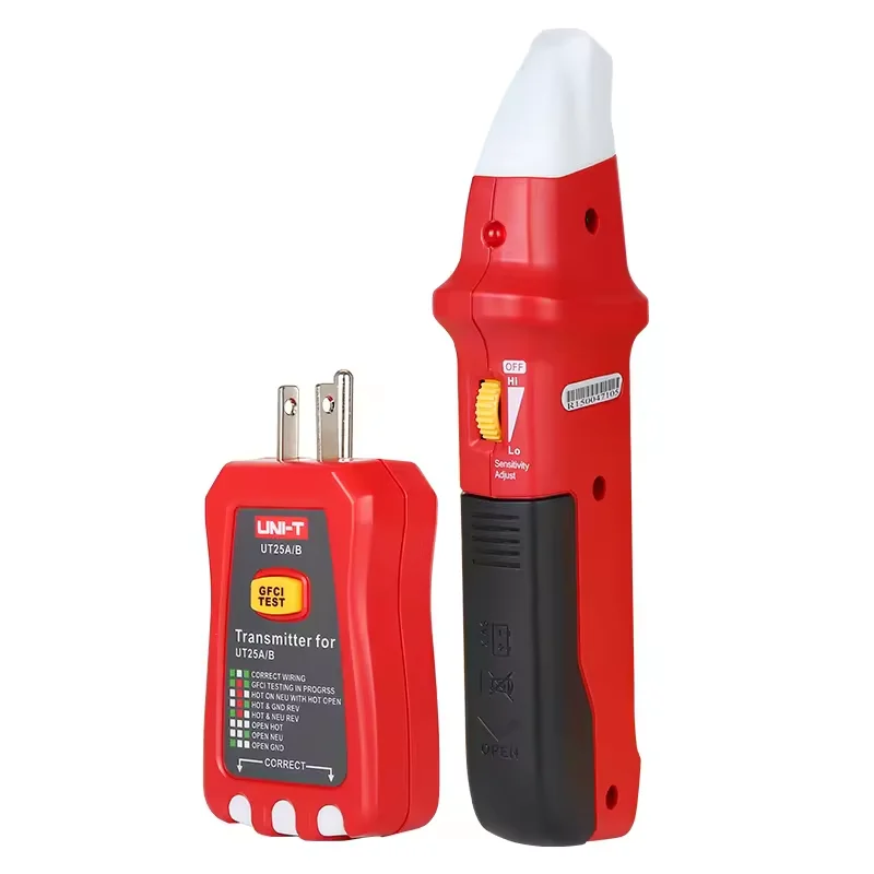 UNI-T UT25A AC Circuit Breaker Finder Socket Tester for US market with LED indicators for wire connection