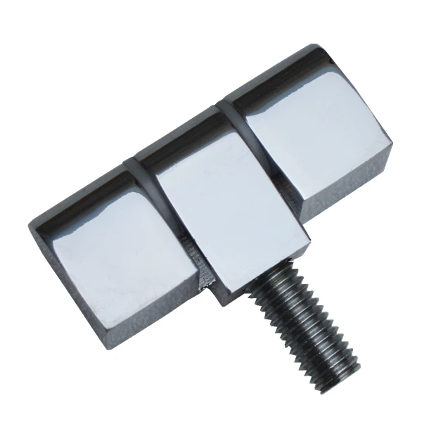  Bright chrome plating steel door hinges used on metal cabinet doors or windows