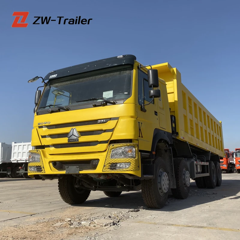 Dump Trucks Howo 12wheels 8X4 Dump Tipper Promotion New Design Brand New China 10 12 Automatic WEICHAI Heavy Truck Euro 3 Manual