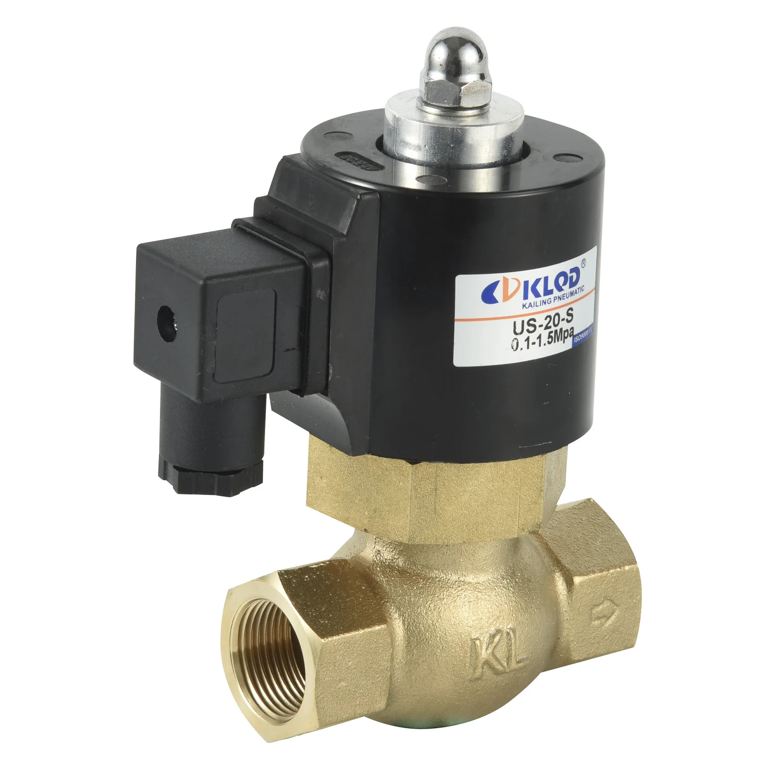 2L Series Electric High Pressure Solenoid Valve High Temperature Water for General Use Customizable OEM