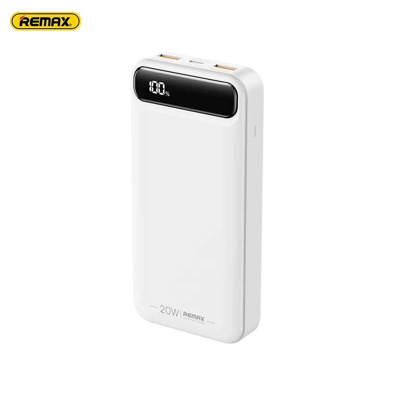 Remax RPP-521 20W+22.5W PD+QC Powerbank 10000mah 20000mah Portable 2023 New Abs Outdoors Power Bank Fast Charging 20000Mah