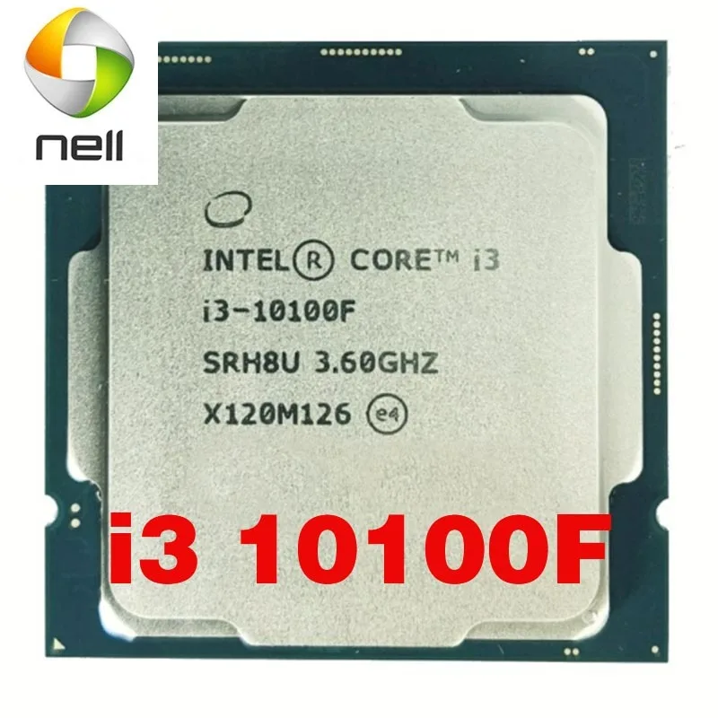 Процессор Intel Core i3-10100F i3 10100F 3,6 ГГц 4-ядерный 8-ниточный процессор L2 = 1 м L3 = 6 м 65 Вт LGA 1200