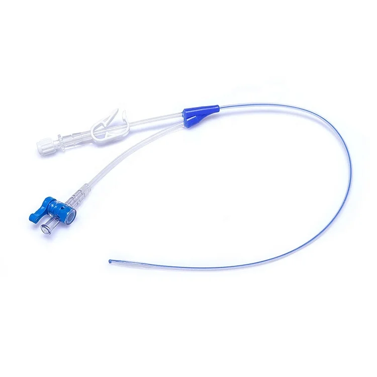 One-time use hysterosalpingography catheter