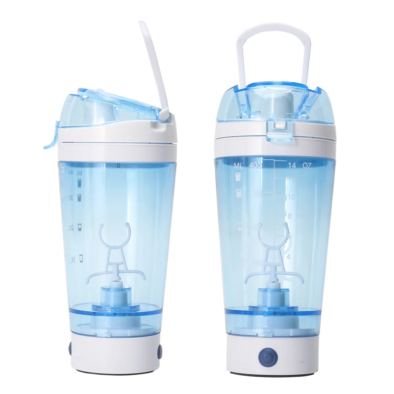 400ml Automatic Shaker Bottle Electric Mixing cup With Portable Handle custom color