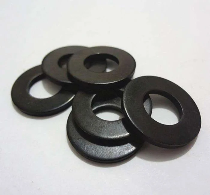 Flat washers  Wholesale carbon steel  washers  black oxide geade4/8/10 M2-M30 DIN125 GB97