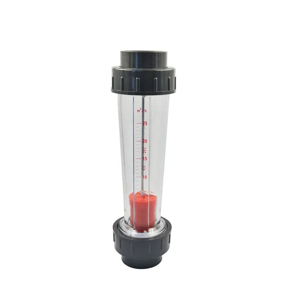 Acid Plastic Inline PVC Water flowmeter(Rotameter )