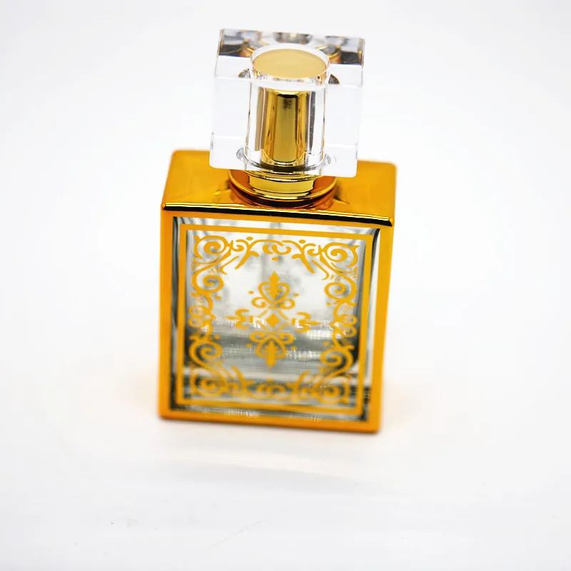 New Design Empty UV Printing Attar Glass Bottle Arabic Oud Oil Perfume Bottles