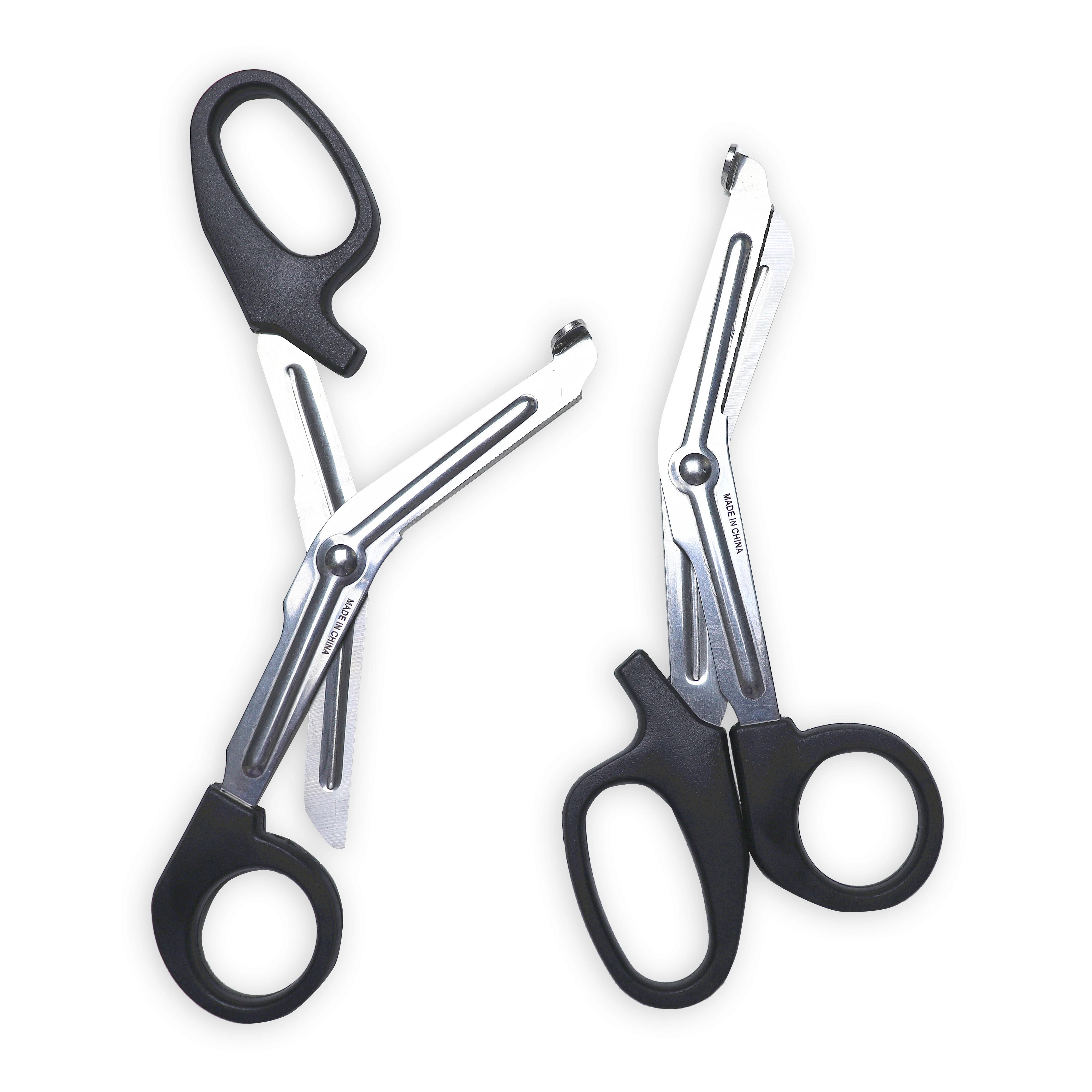 Low Price Professional Medical Surgical Care 14.7-18.5cm Stainless Steel Plastic Handle Utility Bandage Scissors Trauma Shears