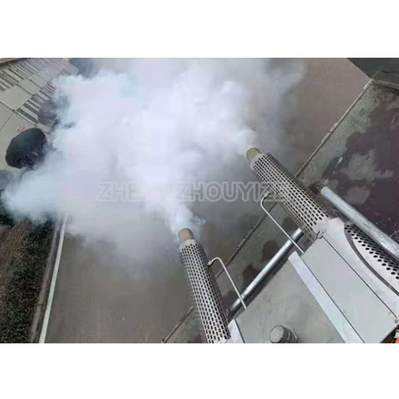 Double Barrel Truck Vehicle Mounted Fumigation Thermal Mosquito Cold Fog Mist Fogging Sprayer Machine