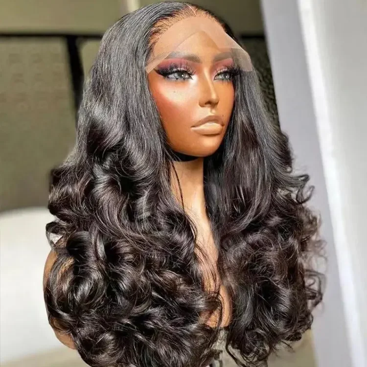 Body Wave 13x6 Human Hair HD Lace Front Wig Brazilian Virgin Remy Hair Pre Plucked Wig With Baby Hair Full Lace Frontal Wig Body