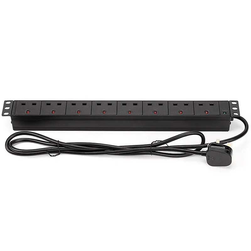 Индивидуальный Интеллектуальный PDU 8Way UK тип PDU с кабелем питания 1,8 м
