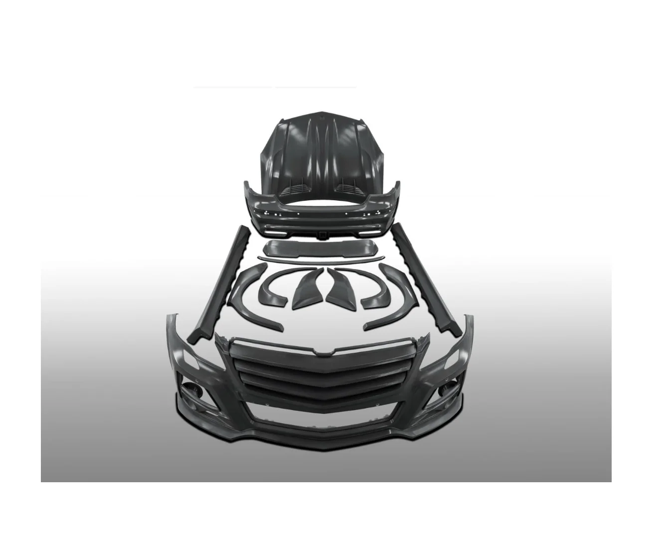 Стекловолоконный капот двигателя Mercedes класса R
