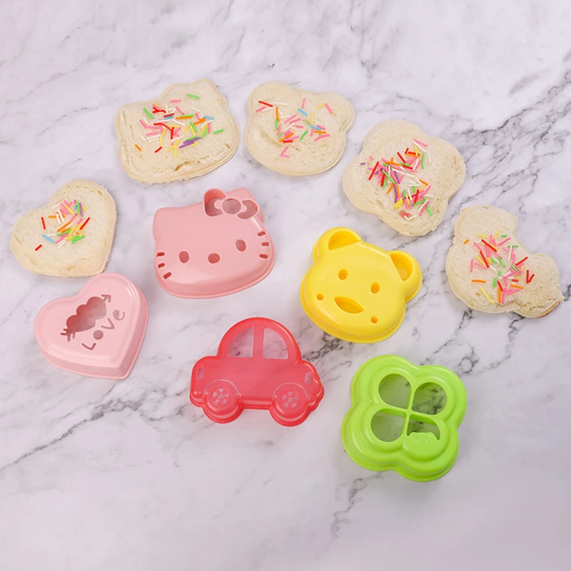 Plastic Gingerbread Man Plastic Christmas Halloween Custom Bread Sandwich and Cookie Cutter Mold Set