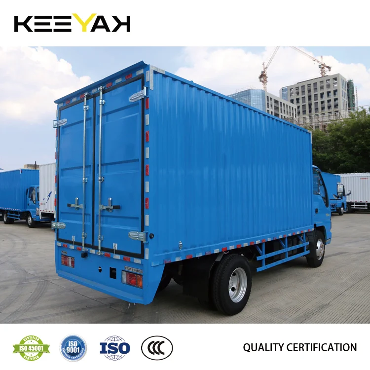 Brand New ISUZU 4*2 Van Small Truck 3-5T Load Capacity Mini Van Cargo Trucks for Sale