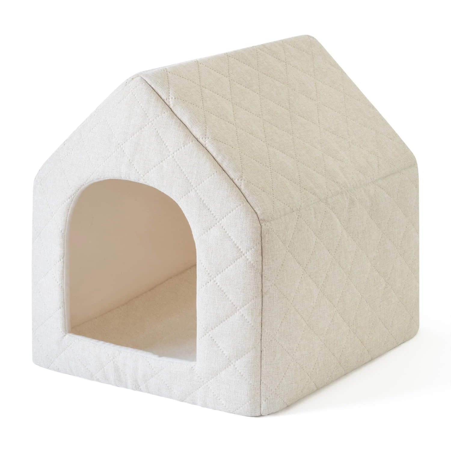 Factory wholesale Custom LOGO Dog Cat Cave Bed House Foldable Indoor House For Cat And Dog Bed Washable