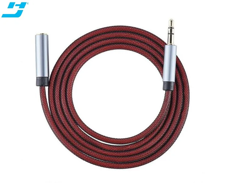 Гибкий Hi-Fi стерео аудио кабель с позолоченным штекером 3,5 мм 1/8