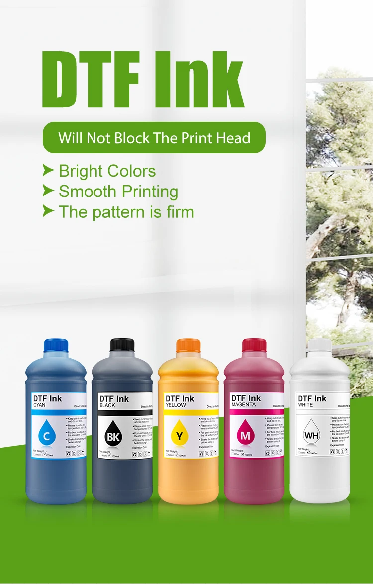 Ocbestjet 2024 Dongguan Korea OEM No Clog Promax DTF PET Film Powder And Paper Bundle DTF Ink For Epson 4800 i3200 4720