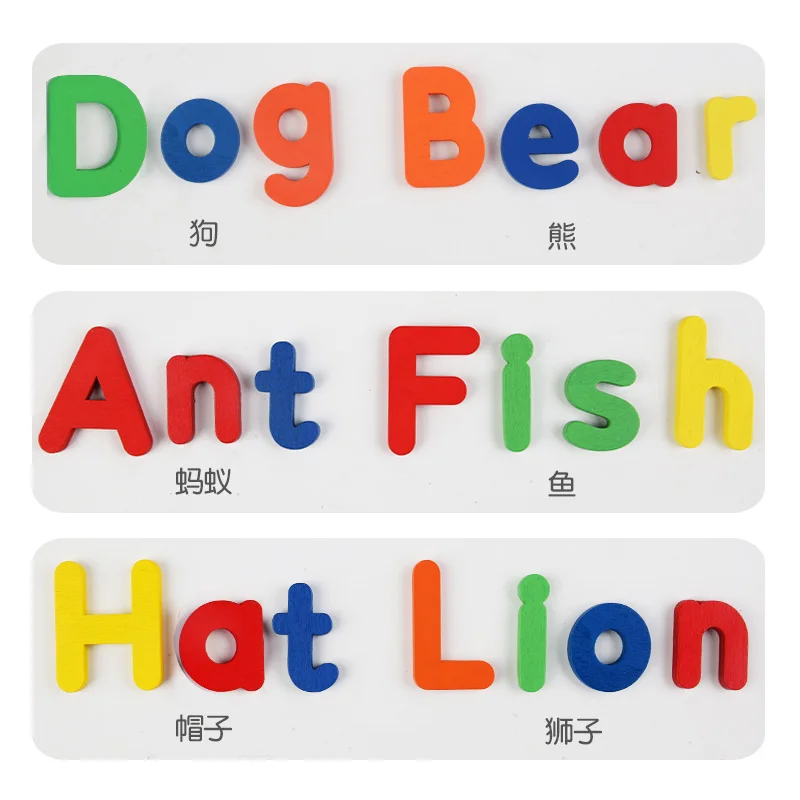 Alphabet Letters Window Sticker Classroom Decor Kids Learning Child Cards Toys Diy Magnetic Alphabet Puzzle Wood Toy