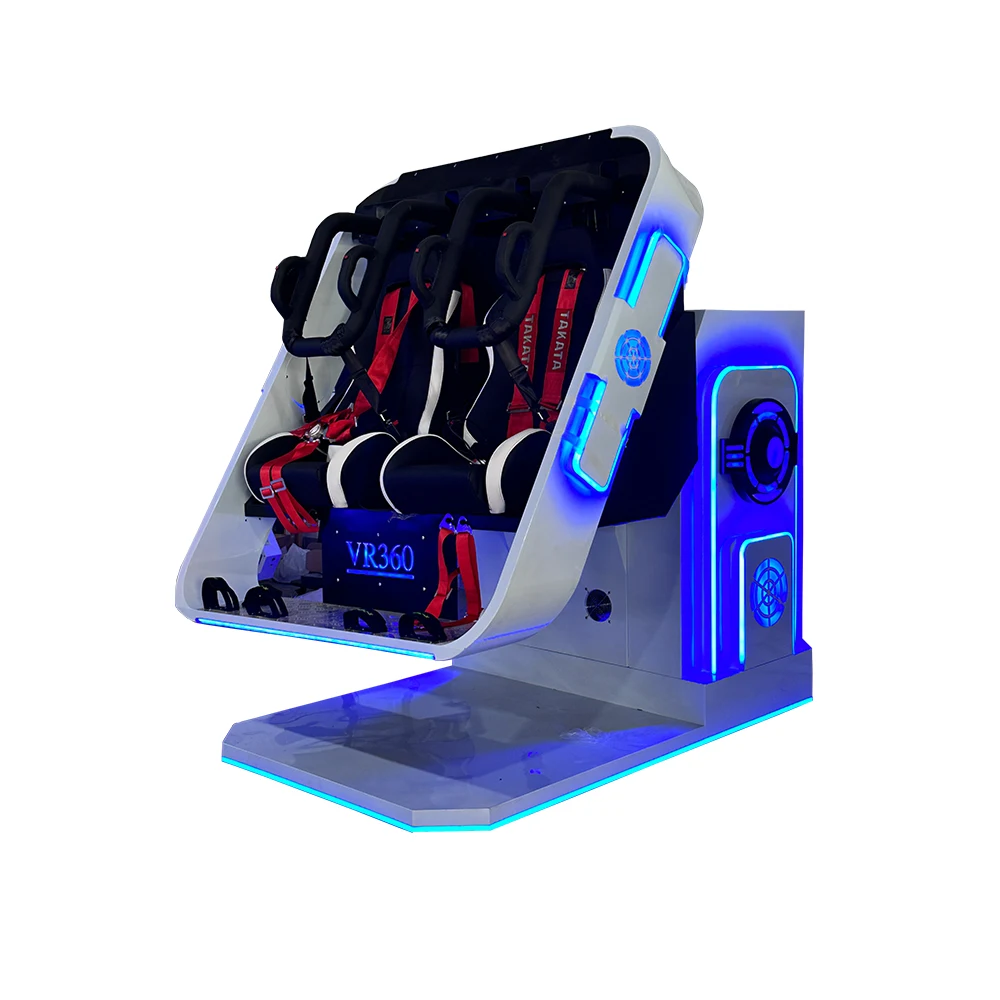 VR Single And Double Person Rotating Game Chair Virtual Reality Flight Simulator Multiple Arcade Games