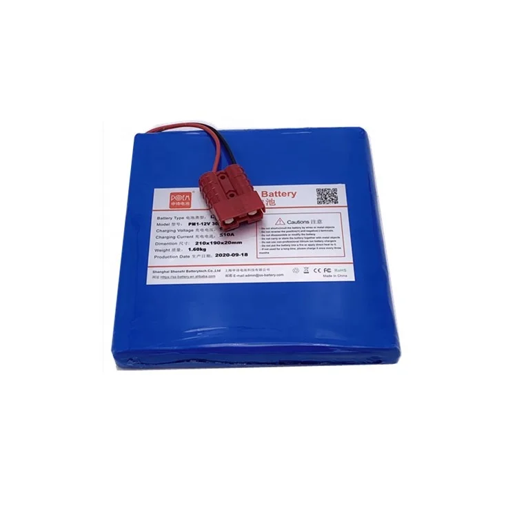 rechargeable 12 volt 30 ah ultra thin battery 12v 30ah super thin li-ion battery 12 v 30 ah ultra thin lithium ion battery