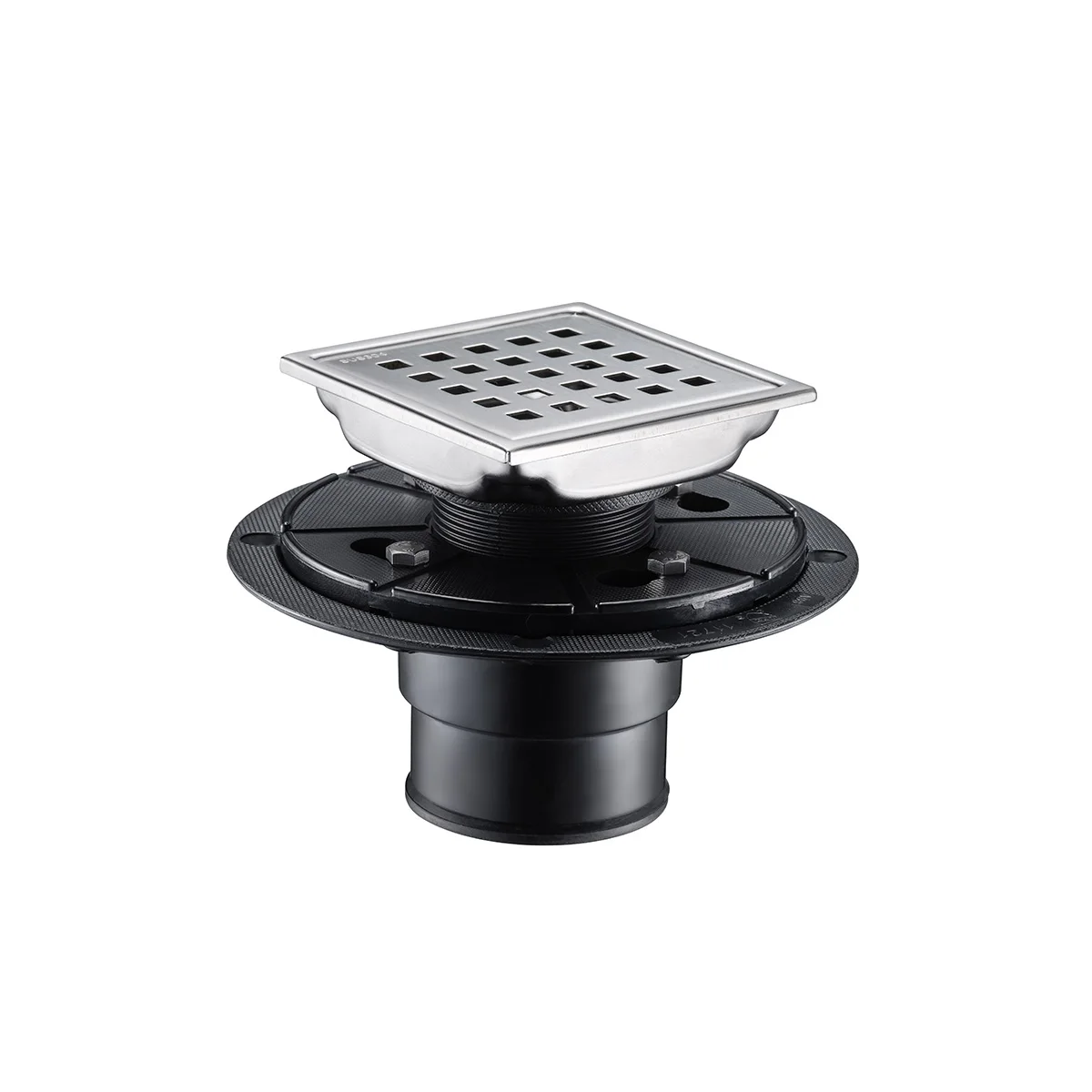 GEE-N Modern Style Silver Flange SUS304 CUPC Square Water Floor Trench Drains Clean Out Flap Anti-odor Floor Drain