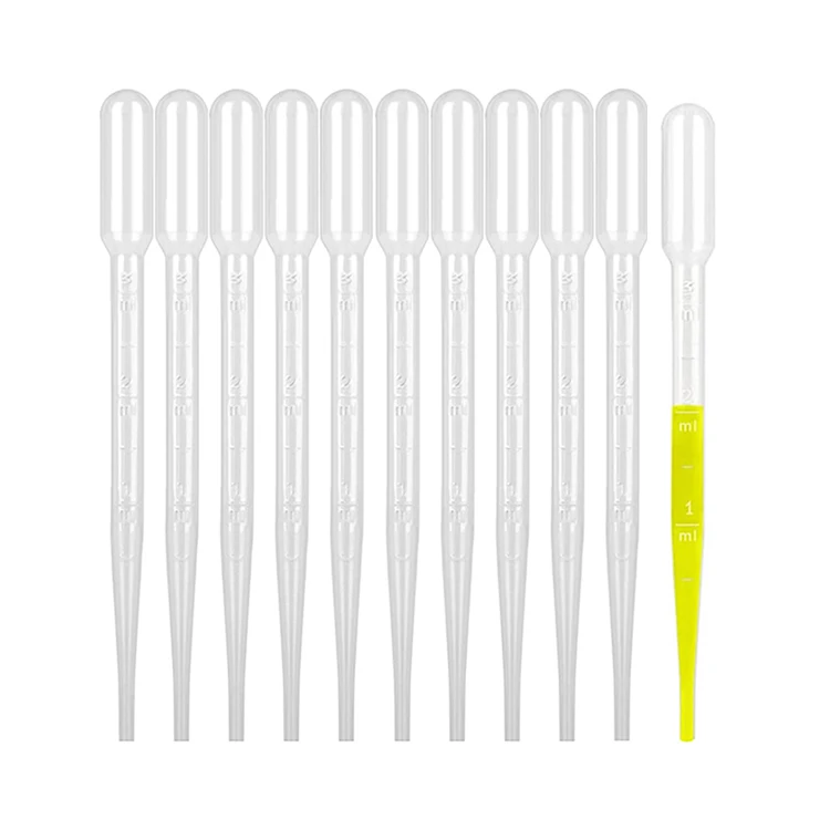 Бесплатный образец лабораторных расходных материалов pasteur pipettes нетоксичный материал LDPE одноразовая переносная