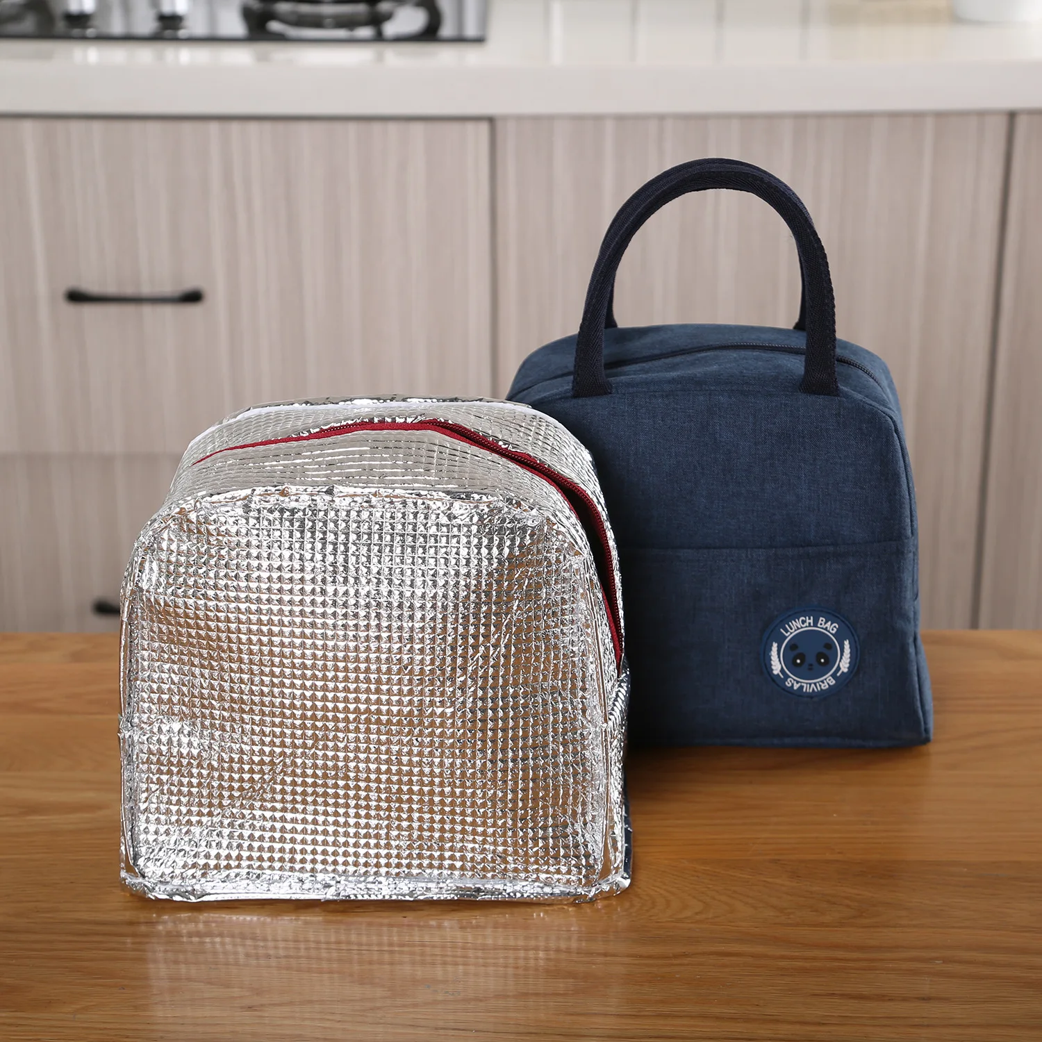 Lunch Tote Wholesale Portable Thermal Soft Insulation Box High Quality Polyester Tote Bags School Kids Lunch Cooler Bags