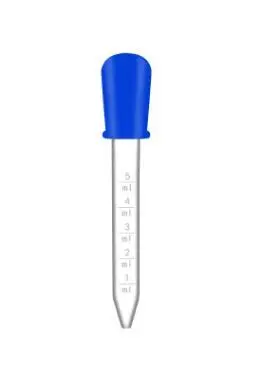 High quality paint pp pasteur pipette 5ml with tray for kids painting