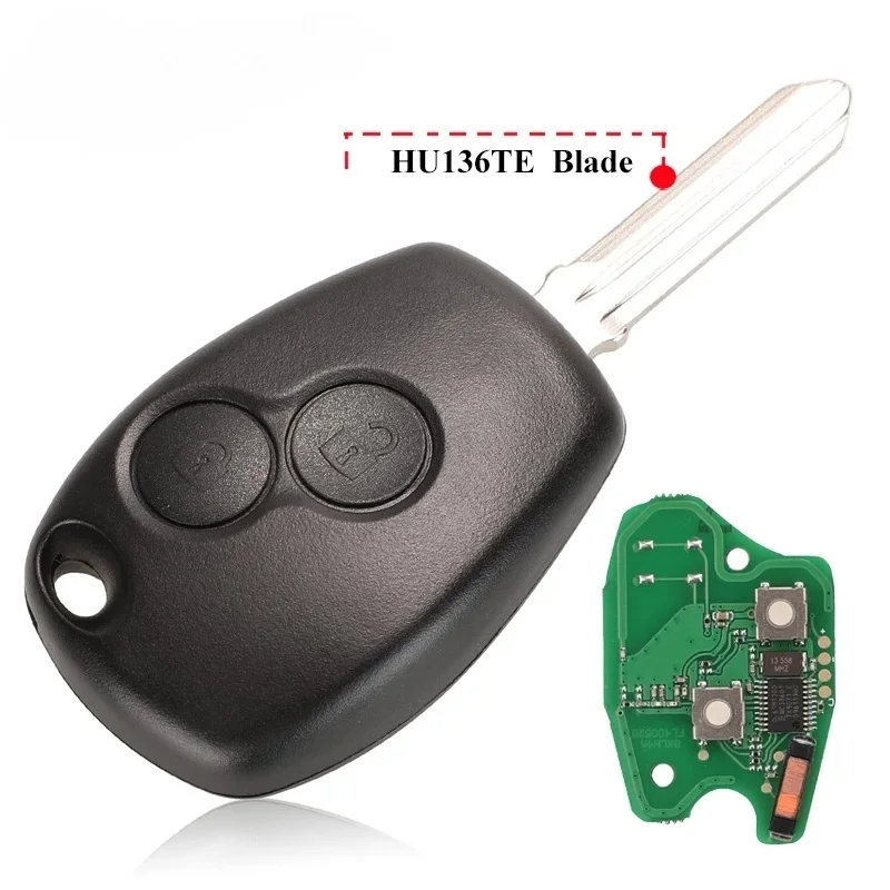 A2  2BTN Remote Key For Renault Duster Modus Clio 3 Twingo DACIA Logan Sandero Kangoo 433MHz PCF7946 Chip