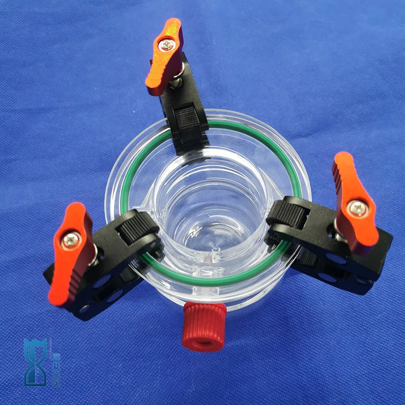 photocatalytic clear quartz glass reactor