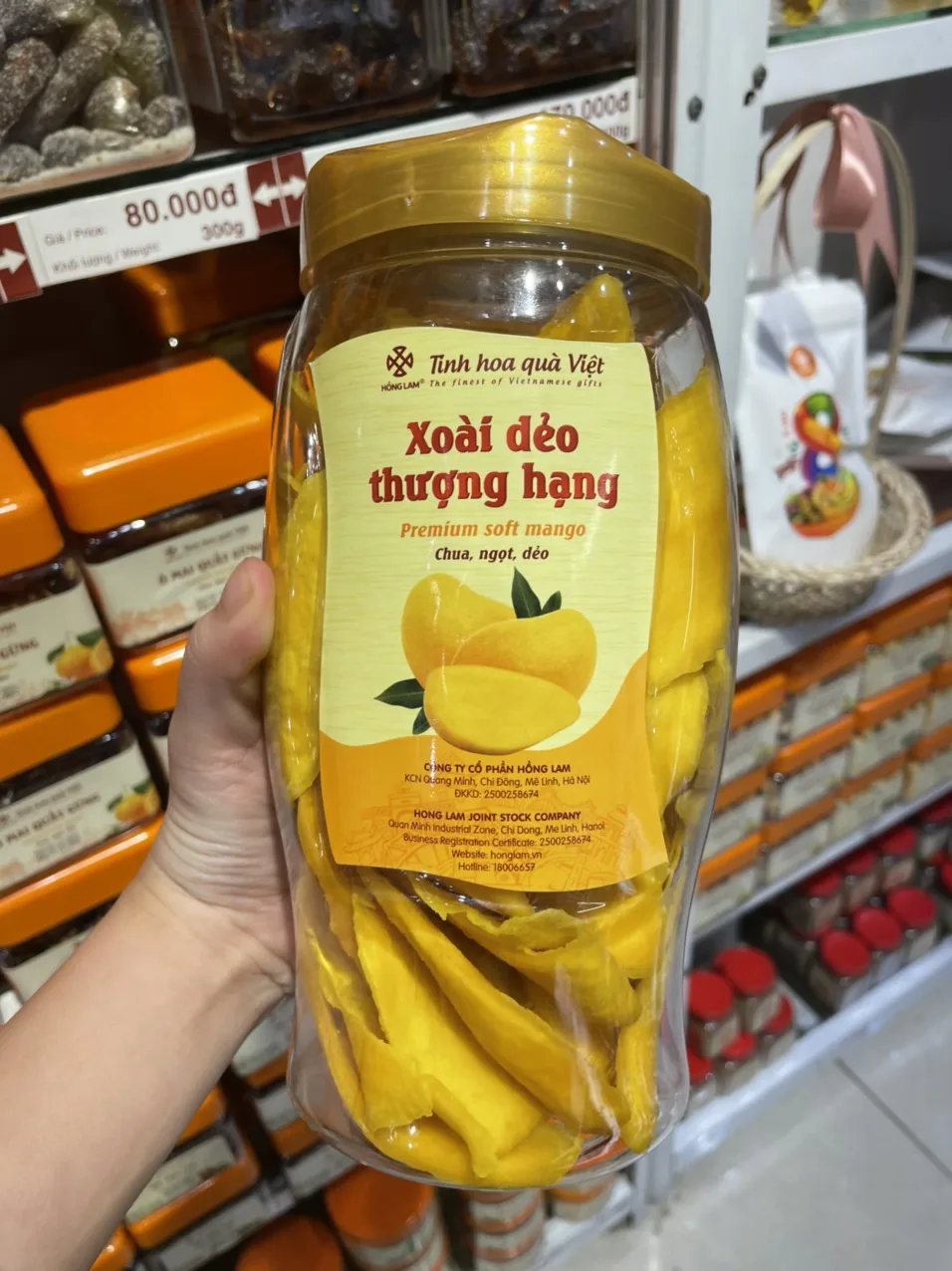 Wholesale Sweet dried mango from 100% Mango healthy snack Natural Fruit Organic Dried Mango origin Vietnam