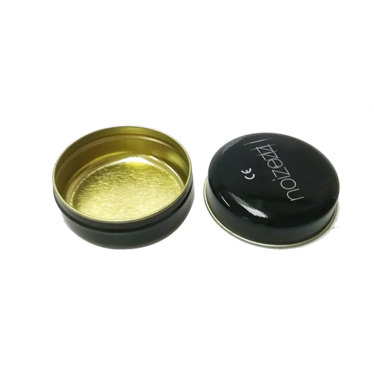 wholesale empty tin boxes small saffron metal box round packaging saffron tin cans
