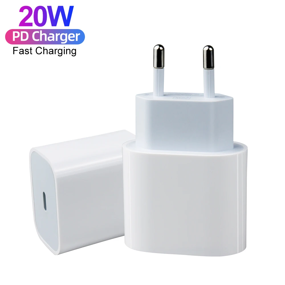 20W Original Fast Pd Charger USB Type C Wall Plug Usb-c Power Adapter For Apple iPhone 12 13