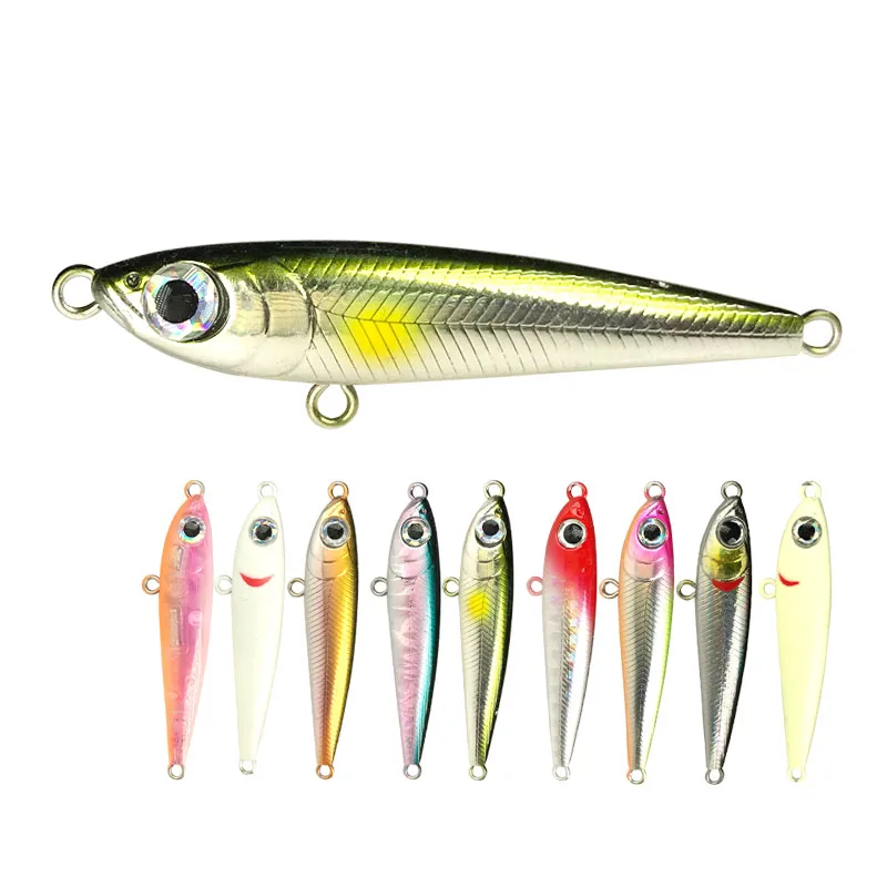 HAWKLURE Pencil Sinking Hard Fishing Lure 53mm 2.6g ABS plastic 3D pesca fishing lure outdoor sport fishing Accessories