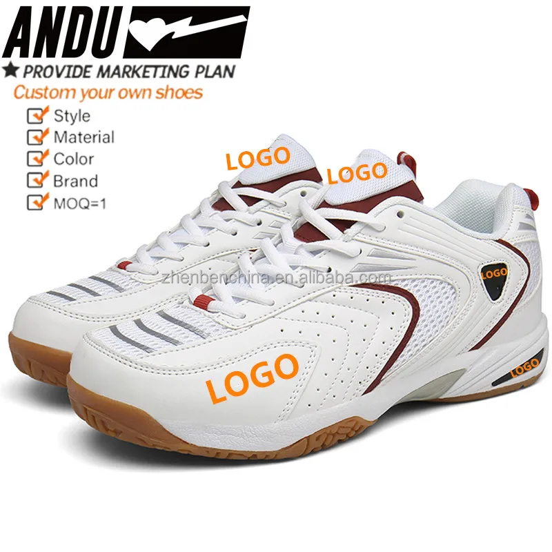 Oem High Quality Volleyball Badminton Shoe Non-Slip Custom Women Indoor Pickleball Shoes Table Tennis Shoes For Men