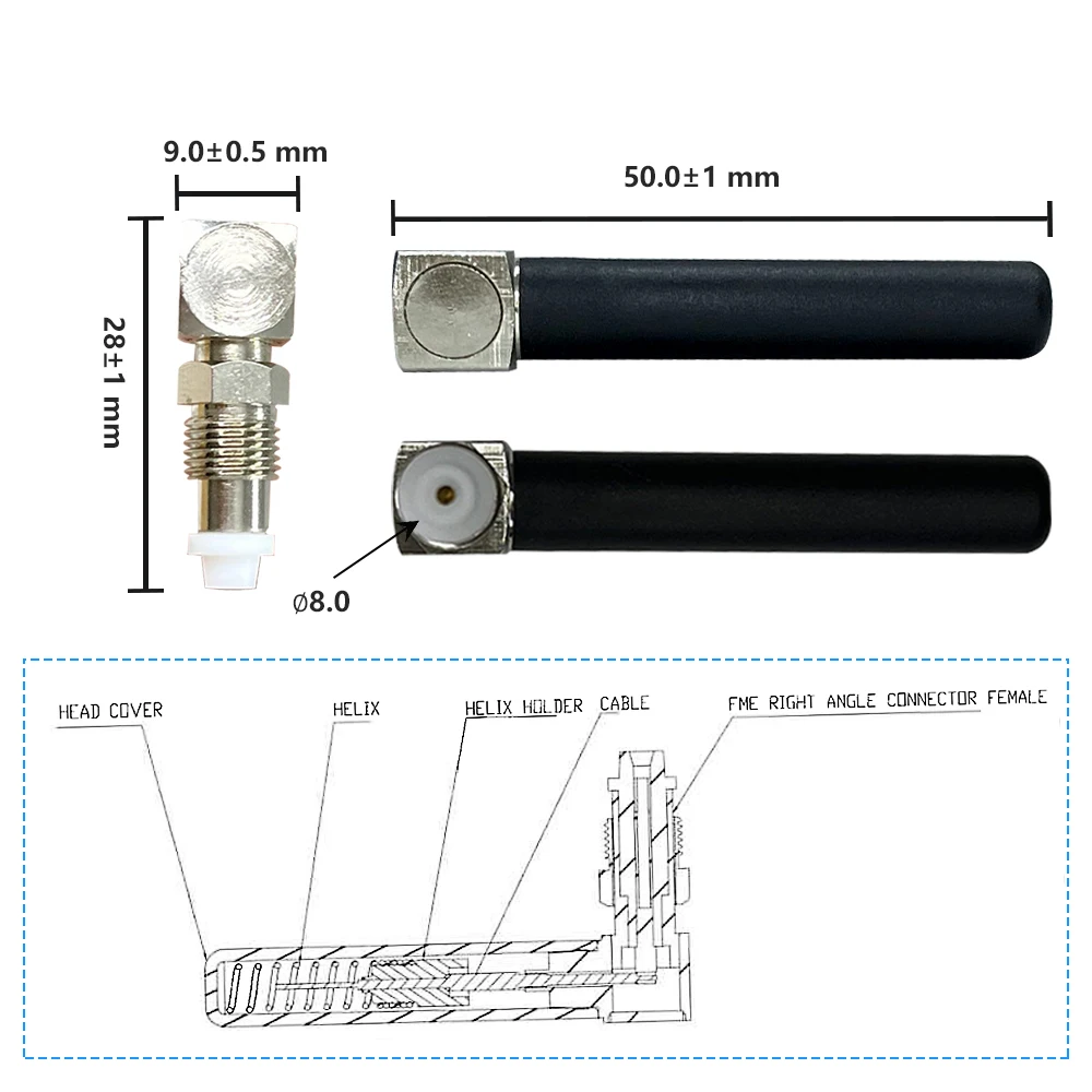 Multi Band Rubber Omni ZTE USB Modem External LTE 4g Whip Antenna