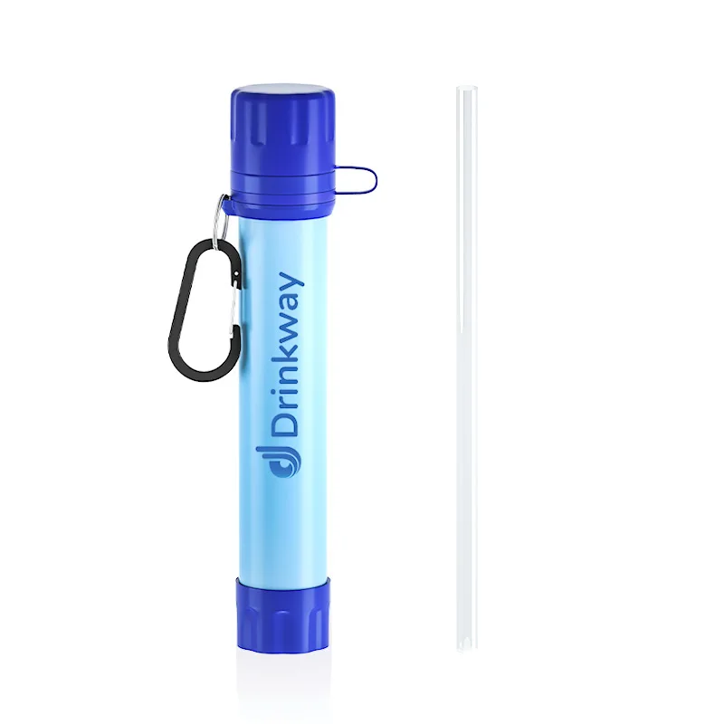 Portable Outdoor Survival Camping Water Filter Straw Personal Water Filtration System for Safety & Survival Gear