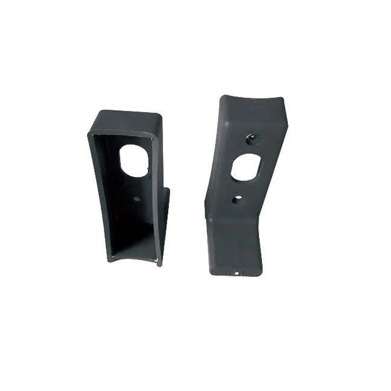 Fitness Equipment Accessories Barbell Support Plastic Rubber Coated Cast Iron V-shaped Hook Bracket Hanger Saddle Holder